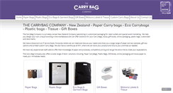 Desktop Screenshot of carrybags.co.nz